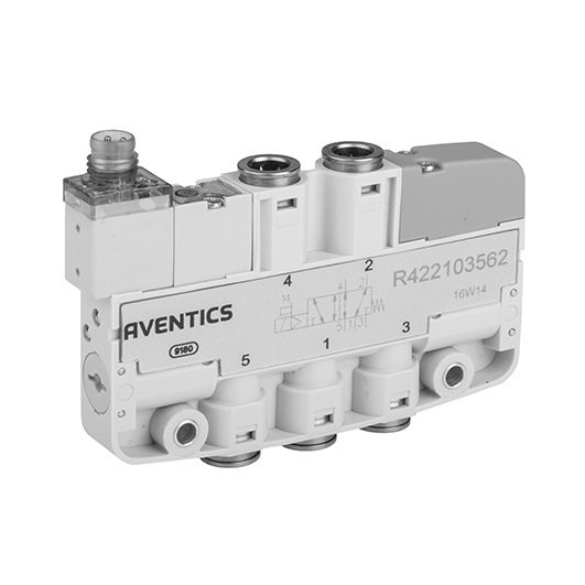 Léger et compact : le distributeur pneumatique LS04 d'Aventics est idéal pour les applications dynamiques